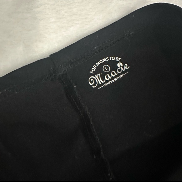 2/$30 Maternity Bootcut Pants High Waist Comfy Maternity Dress Pants, Large - Picture 4 of 12